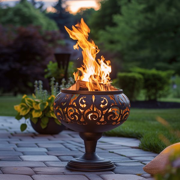 Brasero de jardin : chauffage et déco extérieure